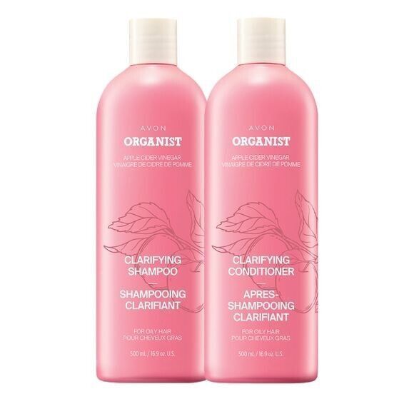 Avon Other - Organist Apple Cider Vinegar Clarifying Shampoo & Conditioner Set (16.9floz) NEW